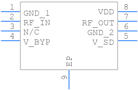QPL9098TR7 - Qorvo - PCB symbol