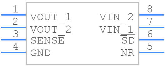 NCP3335ADM500R2G - onsemi - PCB symbol