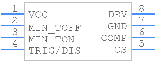 NCP4304ADR2G - onsemi - PCB symbol