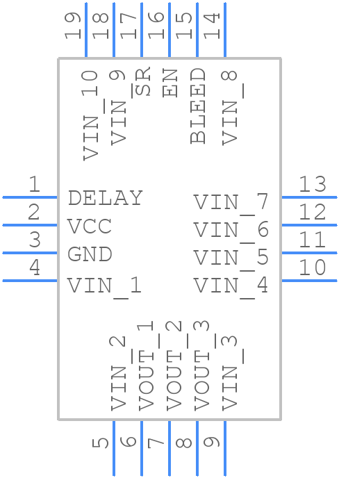 NCP4545IMNTWG - onsemi - PCB symbol