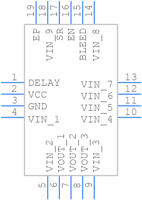 NCP4545IMNTWG-L - onsemi - PCB symbol