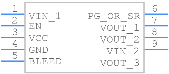 NCP45520IMNTWG-H - onsemi - PCB symbol