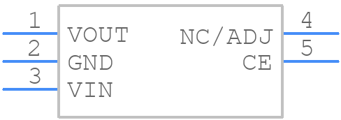 NCP4623HSN050T1G - onsemi - PCB symbol