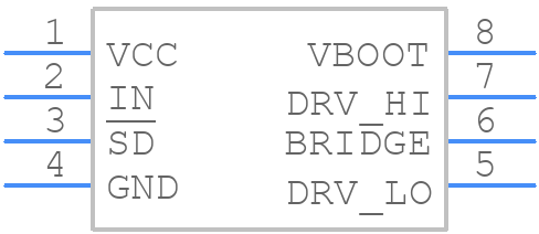 NCP5104DR2G - onsemi - PCB symbol