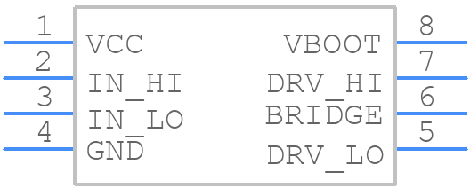NCP5106ADR2G - onsemi - PCB symbol