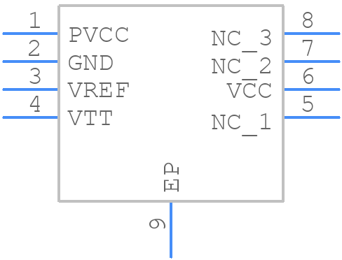 NCP51199PDR2G - onsemi - PCB symbol