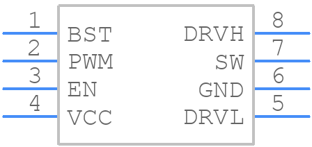NCP5359DR2G - onsemi - PCB symbol