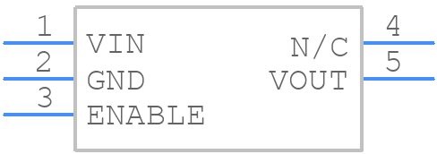 NCP551SN31T1G - onsemi - PCB symbol