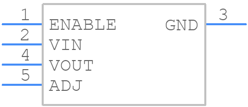 NCP5661DTADJRKG - onsemi - PCB symbol