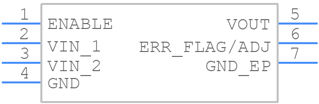 NCP5661MN18T2G - onsemi - PCB symbol