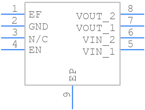 NCP5662MN33R2G - onsemi - PCB symbol