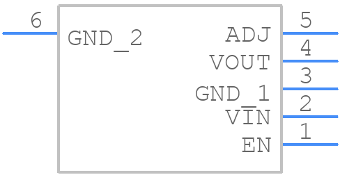 NCP57302DSADJR4G - onsemi - PCB symbol