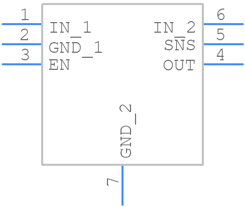 NCP692MN25T2G - onsemi - PCB symbol