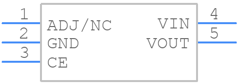 NCP694D33HT1G - onsemi - PCB symbol