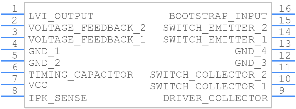 NCV33163DWR2G - onsemi - PCB symbol
