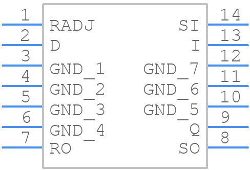 NCV4279A50D2R2G - onsemi - PCB symbol