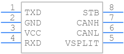 NCV7340D13R2G - onsemi - PCB symbol
