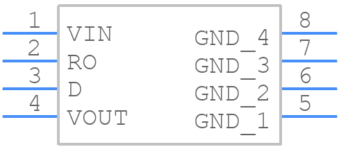 NCV8665D50R2G - onsemi - PCB symbol