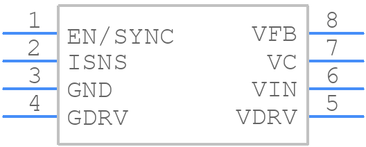 NCV887000D1R2G - onsemi - PCB symbol