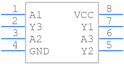 NL37WZ06USG - onsemi - PCB symbol