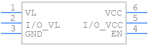 NLSX4401MU1TCG - onsemi - PCB symbol