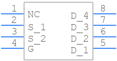 NTMS5P02R2G - onsemi - PCB symbol