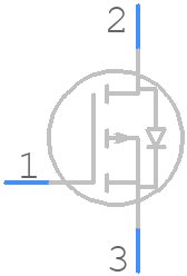 NTR2101PT1G - onsemi - PCB symbol