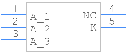 NTS1545MFST1G - onsemi - PCB symbol