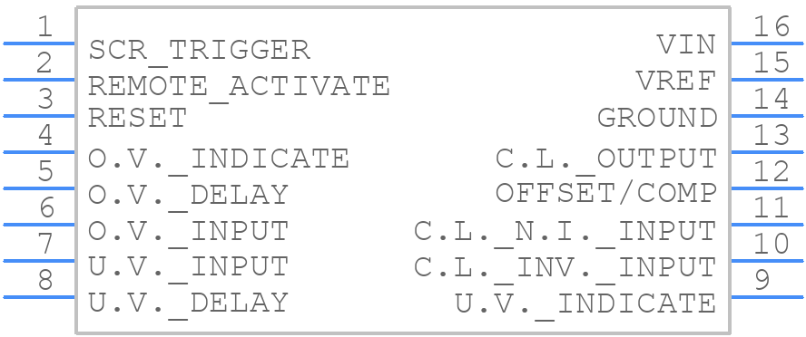 UC2543N - Texas Instruments - PCB symbol