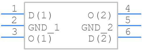 NUF2230XV6T1G - onsemi - PCB symbol