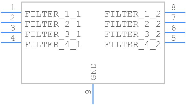 NUF4211MNT1G - onsemi - PCB symbol