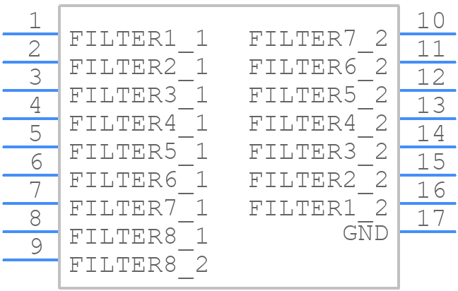 NUF8402MNT4G - onsemi - PCB symbol