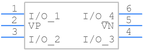 NUP4304MR6T1G - onsemi - PCB symbol