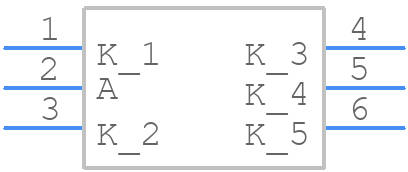 NUP5120X6T1G - onsemi - PCB symbol
