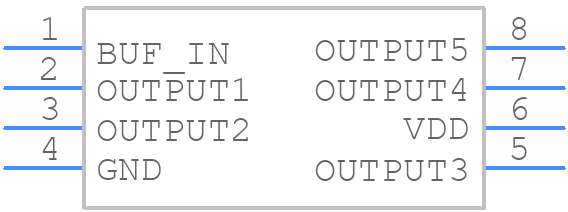P2I2305NZG-08SR - onsemi - PCB symbol
