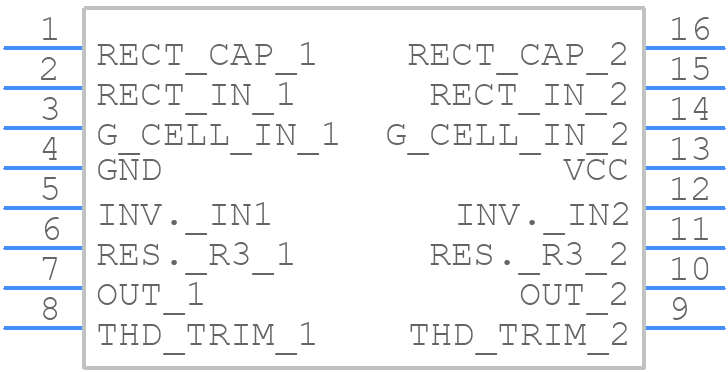 SA571DG - onsemi - PCB symbol