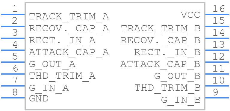 SA572DTBG - onsemi - PCB symbol