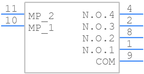 A6KSV-164RF-P - OMRON Electronics - PCB symbol
