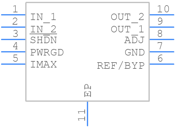 LT3065EDD#TRPBF - Analog Devices - PCB symbol