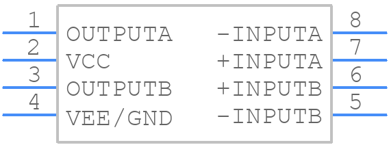 TCA0372BDP1G - onsemi - PCB symbol