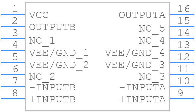 TCA0372DWR2G - onsemi - PCB symbol