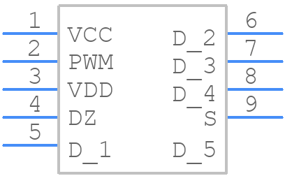 NV6113 - Navitas Semiconductor, Inc. - PCB symbol