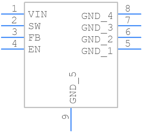 XL7005A - XLSEMI - PCB symbol