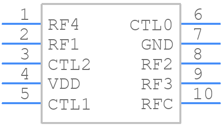 BGSA143GL10E6327XTSA1 - Infineon - PCB symbol