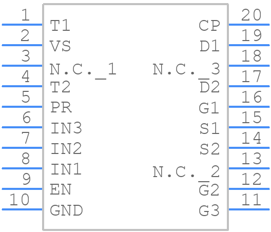 L9380-TR-LF - STMicroelectronics - PCB symbol
