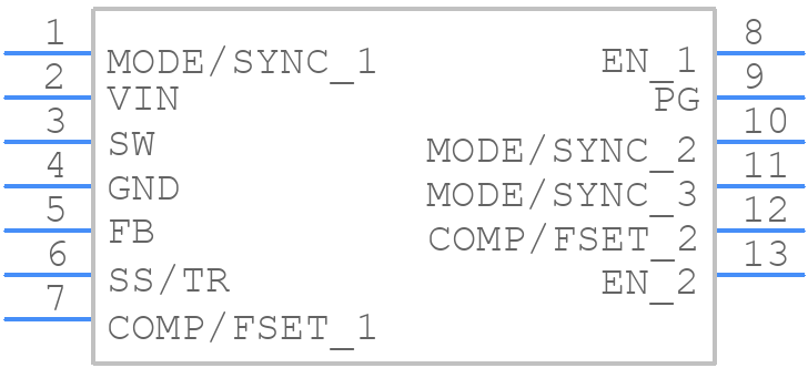 TPS6281320QWRWYRQ1 - Texas Instruments - PCB symbol