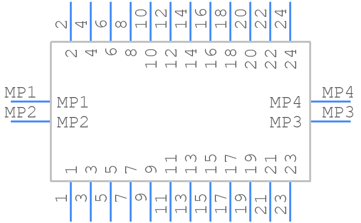 505070-2422 - Molex - PCB symbol