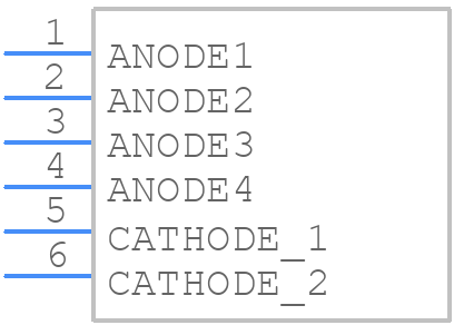 KW HKL531.TE-Z8Q7-EBVFFCBB46-4LZL - ams OSRAM - PCB symbol