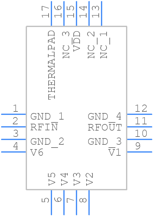 HMC425A - Analog Devices - PCB symbol