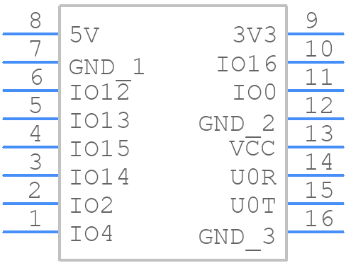 ESP32-CAM - Ai-Thinker - PCB symbol